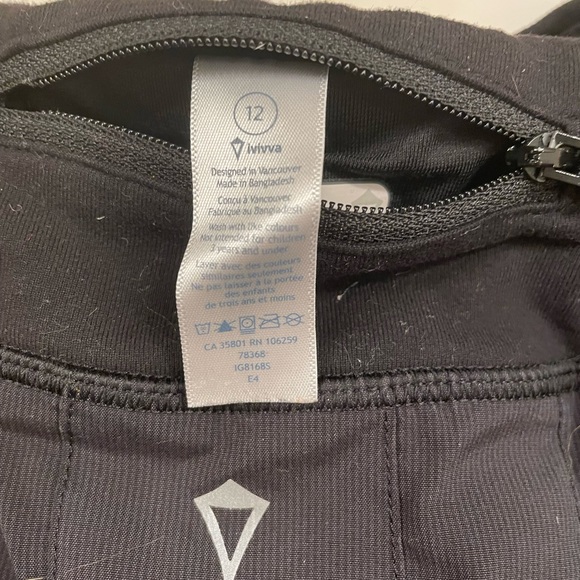 Black Ivivva skort size 12 (girls) - Picture 3 of 3